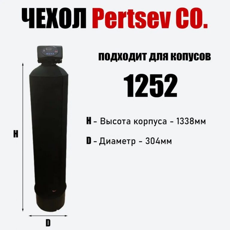 Антиконденсатный чехол на молнии для корпуса 1252 Черный Pertsev Co.