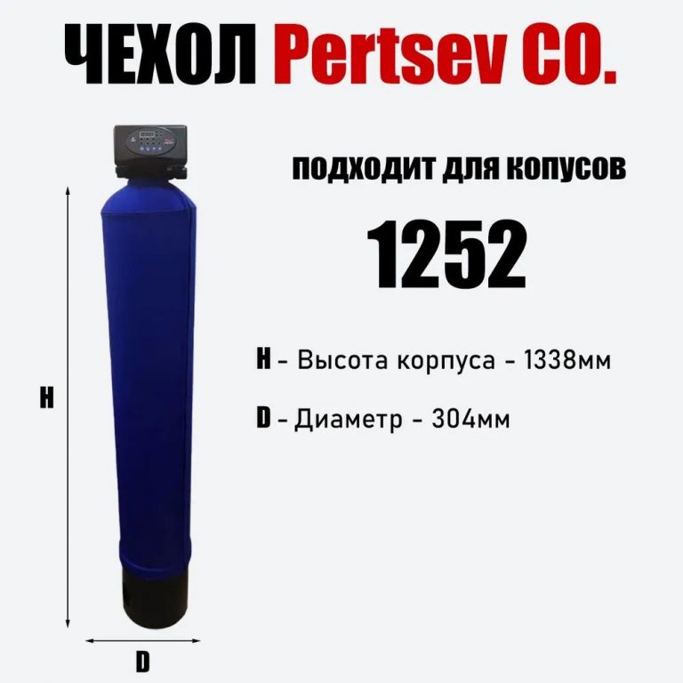Антиконденсатный чехол на молнии для корпуса 1252 Синий Pertsev Co.